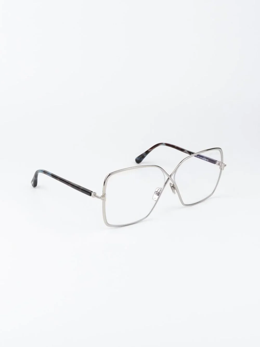 Tom Ford Women Eyeglasses Palladium Butterfly FT5841-B 016 NEW AUTHENTIC